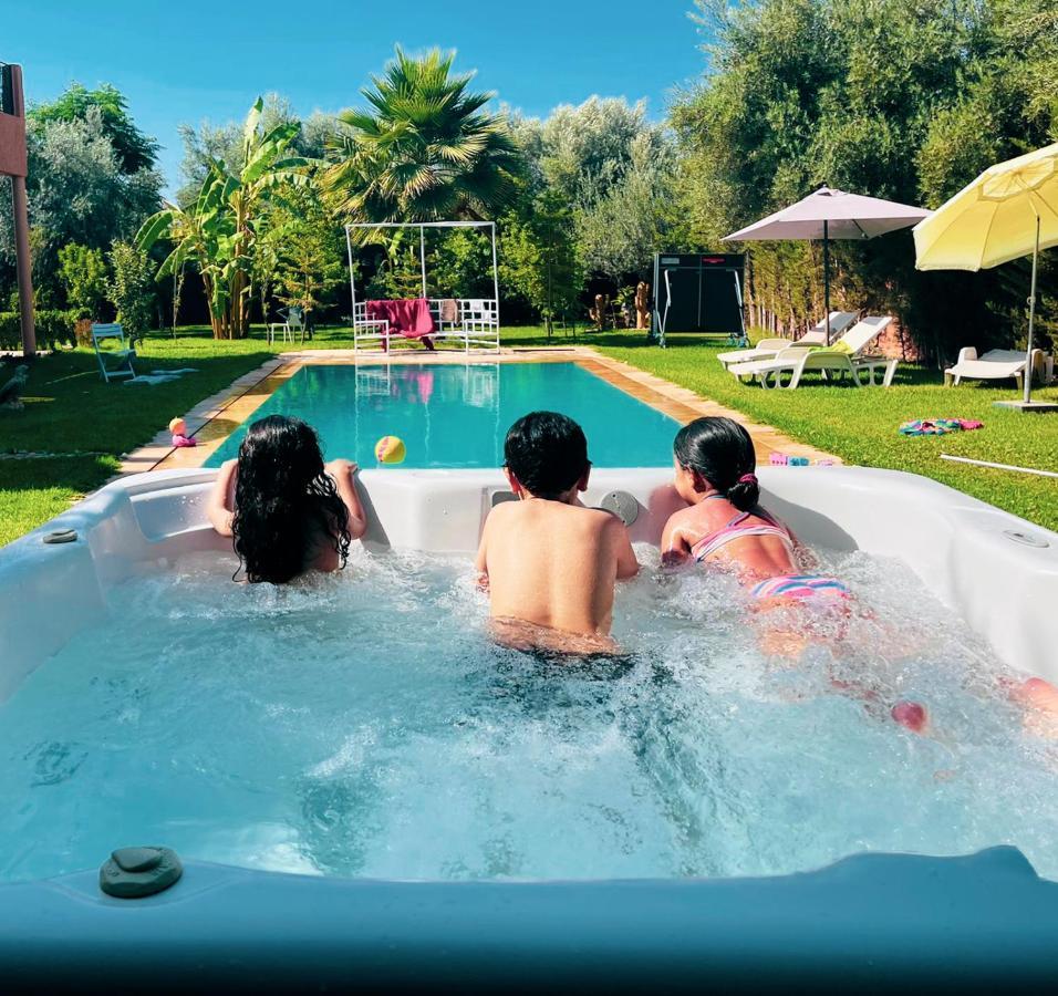 Ilafe Farmhouse, Villa Avec Piscine Chauffee Privee Et Jacuzzi Pour Familles Marrakesh Luaran gambar