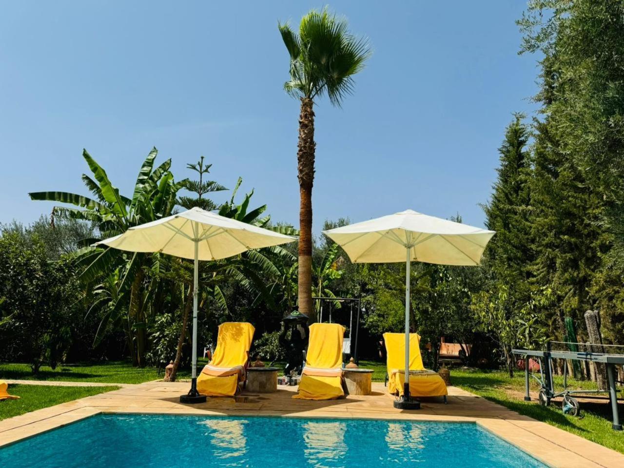 Ilafe Farmhouse, Villa Avec Piscine Chauffee Privee Et Jacuzzi Pour Familles Marrakesh Luaran gambar